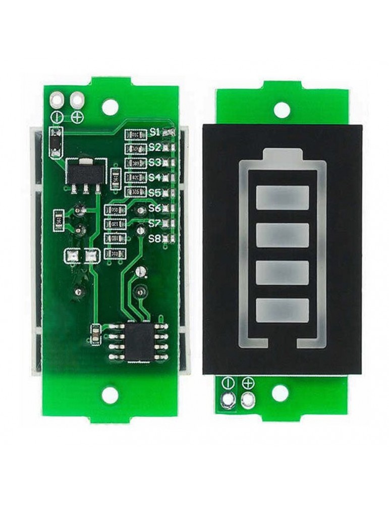 Modulo Indicador De Carga De Bateria De Litio V