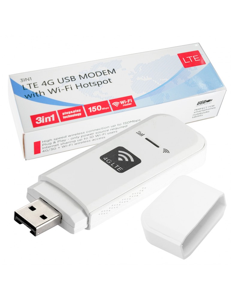 Adaptador WIFI y SIM 3G/4G/LTE a USB