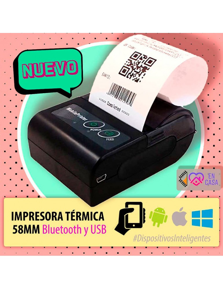 Impresora Térmica Portátil Bluetooth 5903